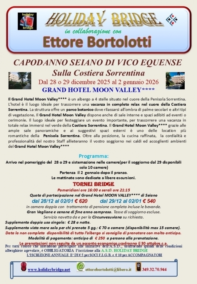 BENVENUTO WELCOME BIENVEDIDOS Добропож BIENVENUE DOBRODOŠLI WILLKOMMEN 歡迎 WELKOM - HOLIDAY BRIDGE a.s.d.